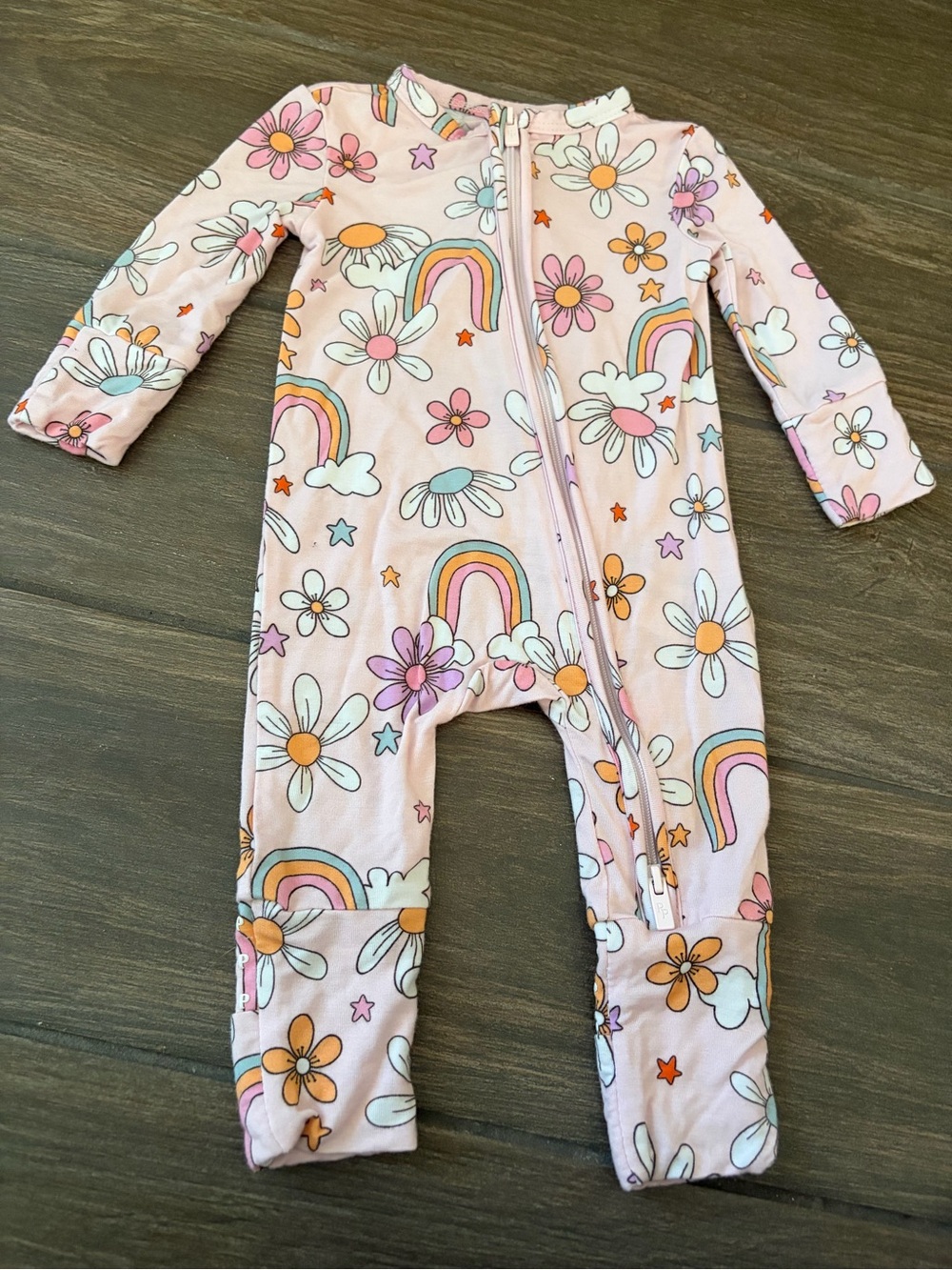 Posh Peanut Pink Rainbow Convertible- Size Newborn